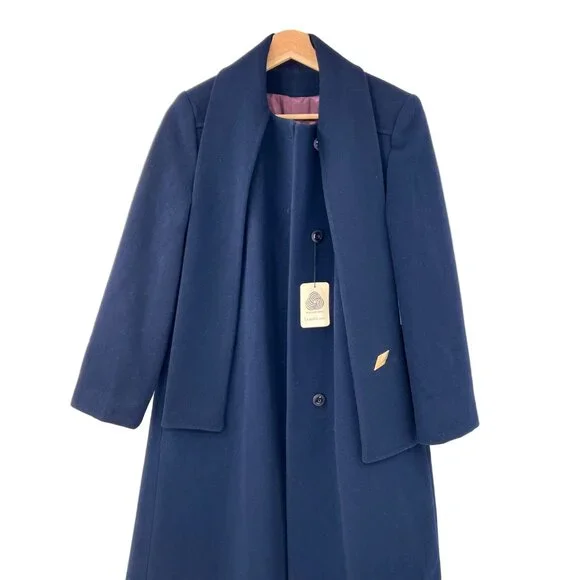 Vintage Pure Wool Collared Coat - Picture 6 of 8